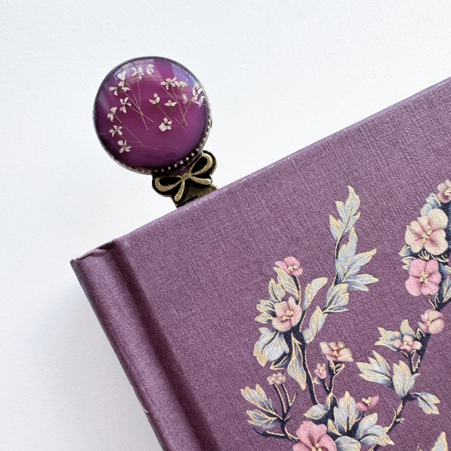 Alice Pressed Flower Bookmark | Bronze