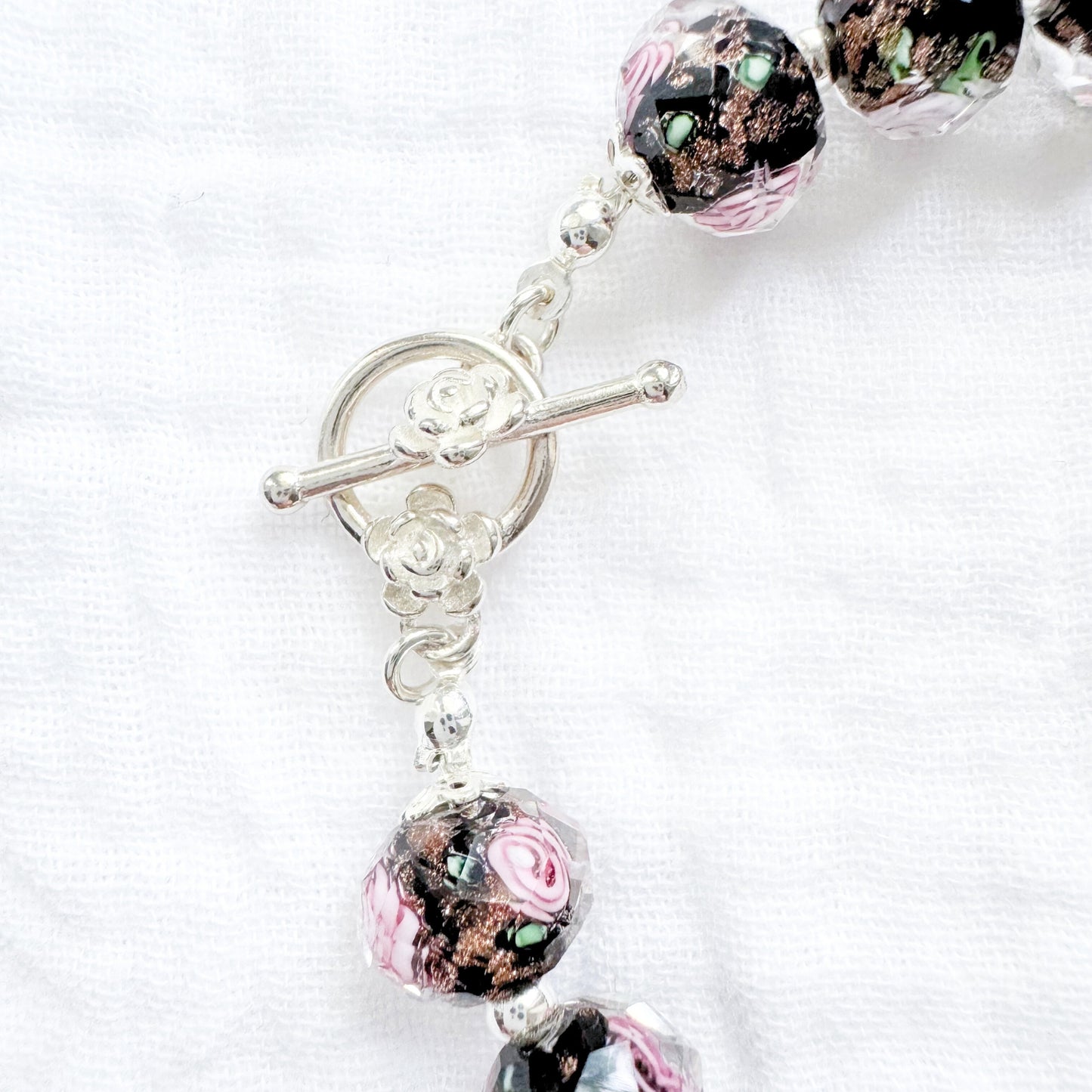 Midnight Rose Bracelet | Silver