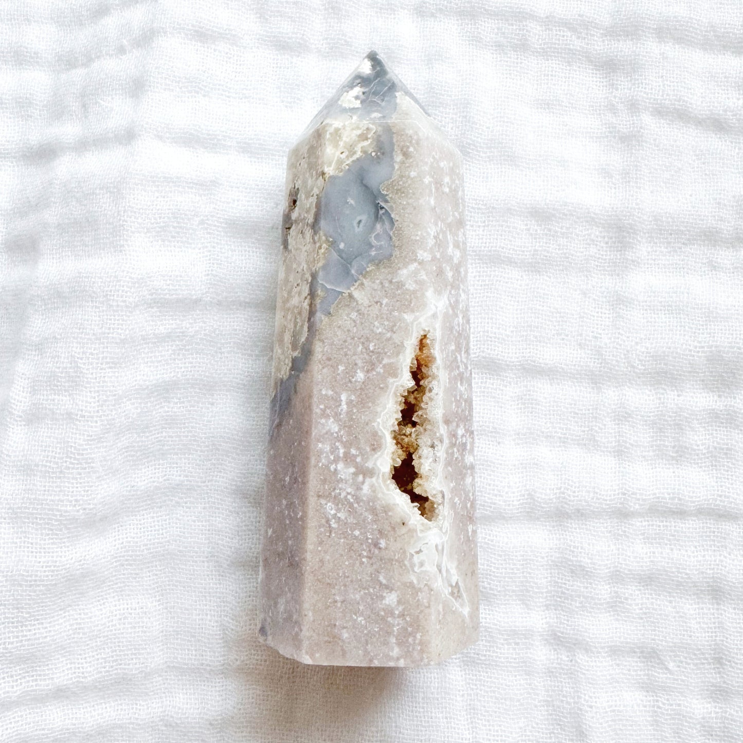 Blue Flower Agate | Tower