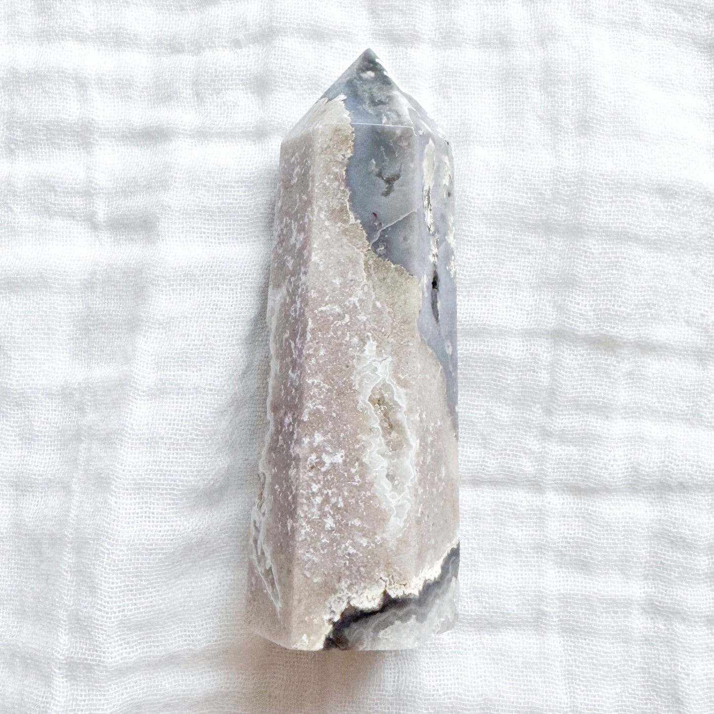 Blue Flower Agate | Tower