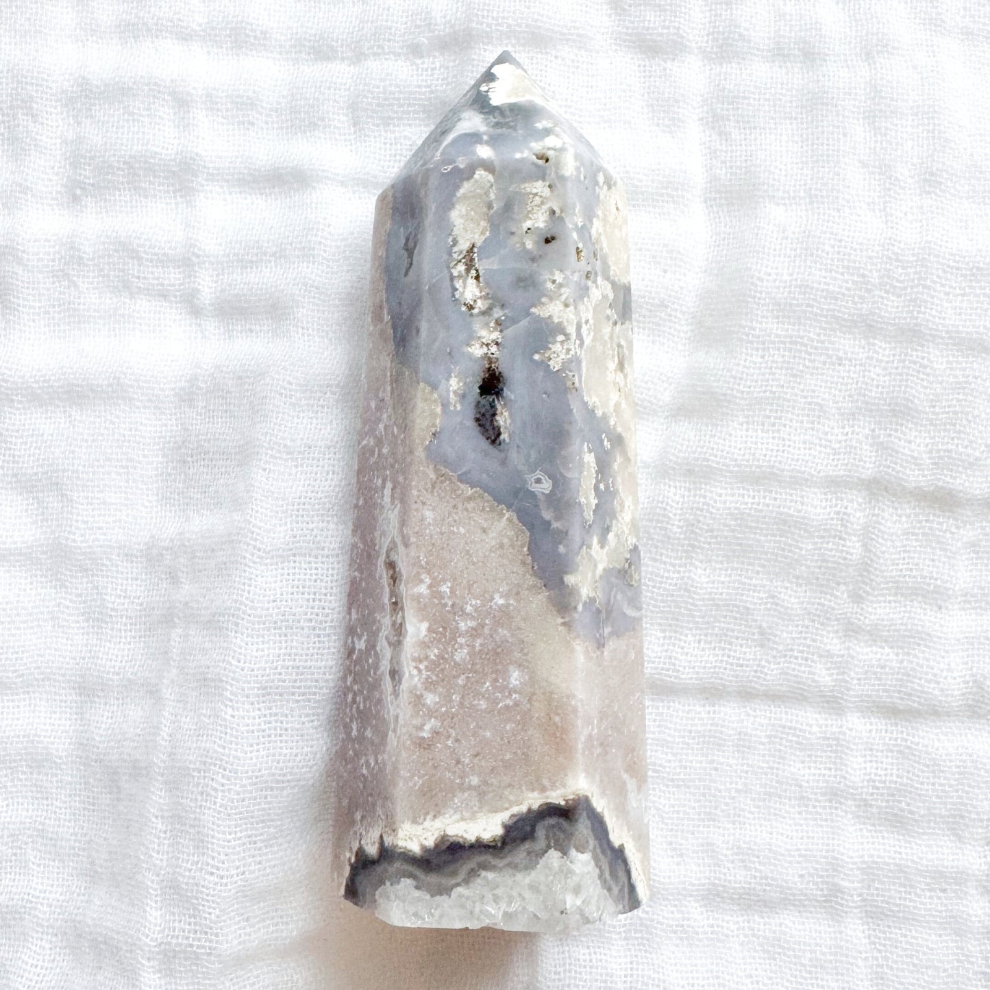 Blue Flower Agate | Tower