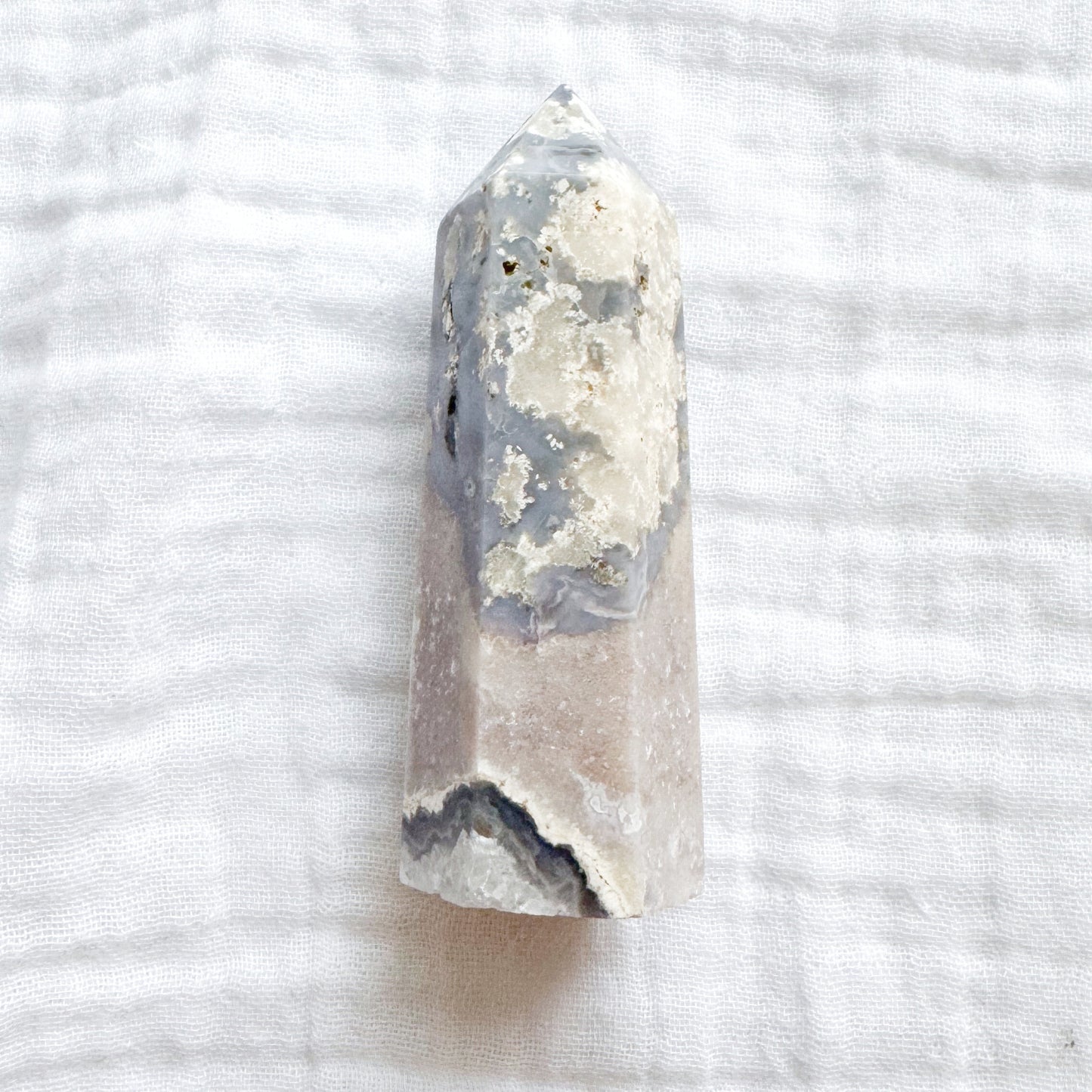 Blue Flower Agate | Tower