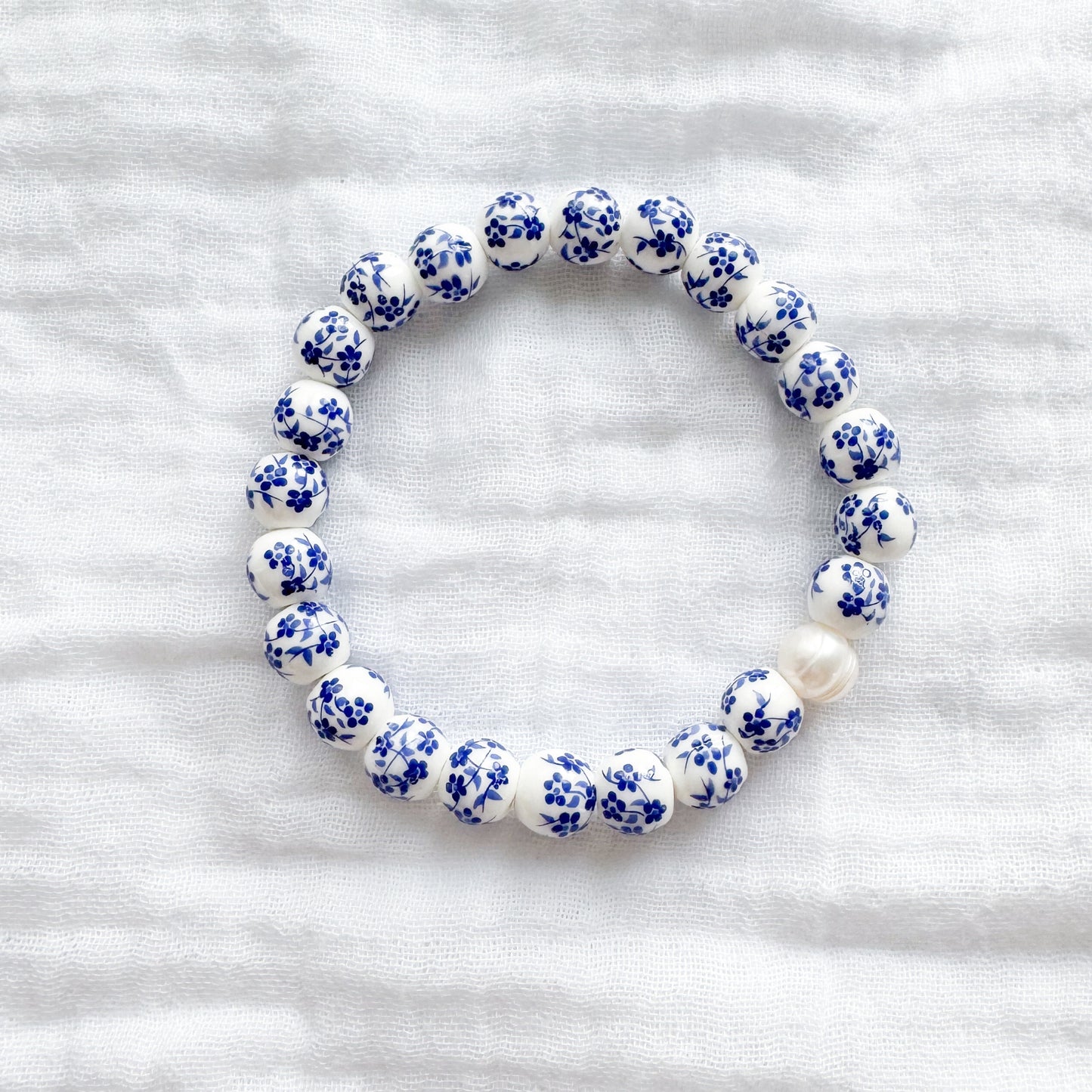 Petites Fleurs Focal Pearl Bracelet