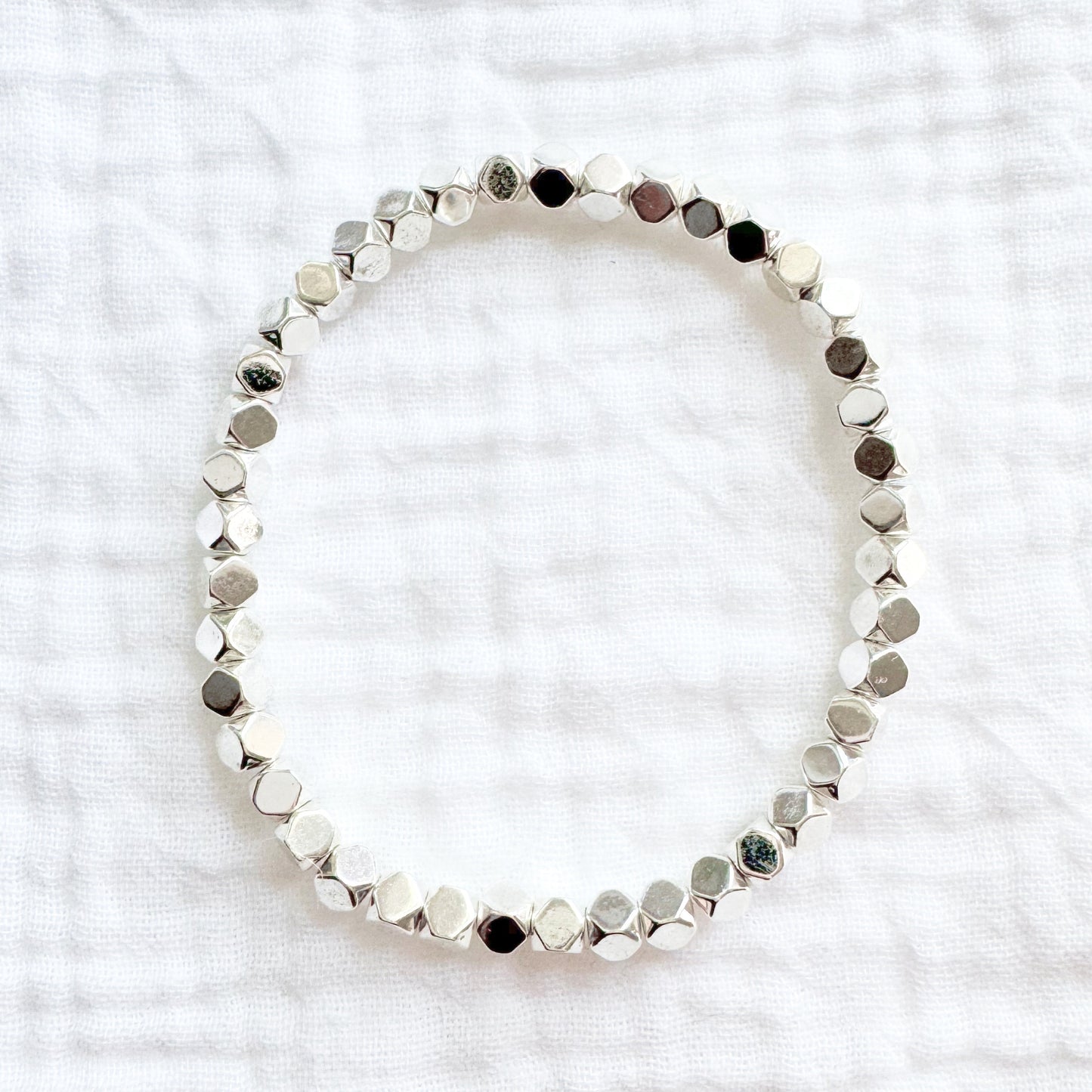 Hematite Sparkle Bracelet | Silver