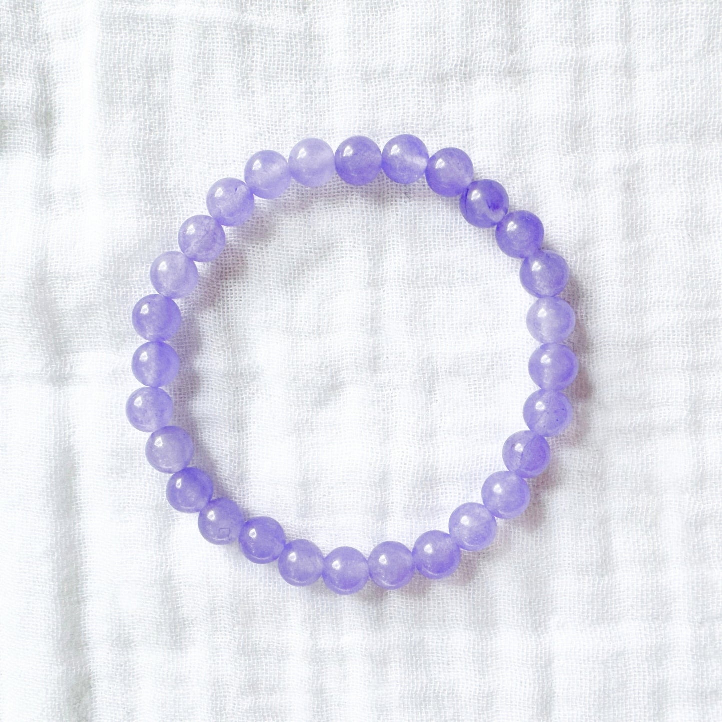 Lavender Chalcedony Gemstone Bracelet