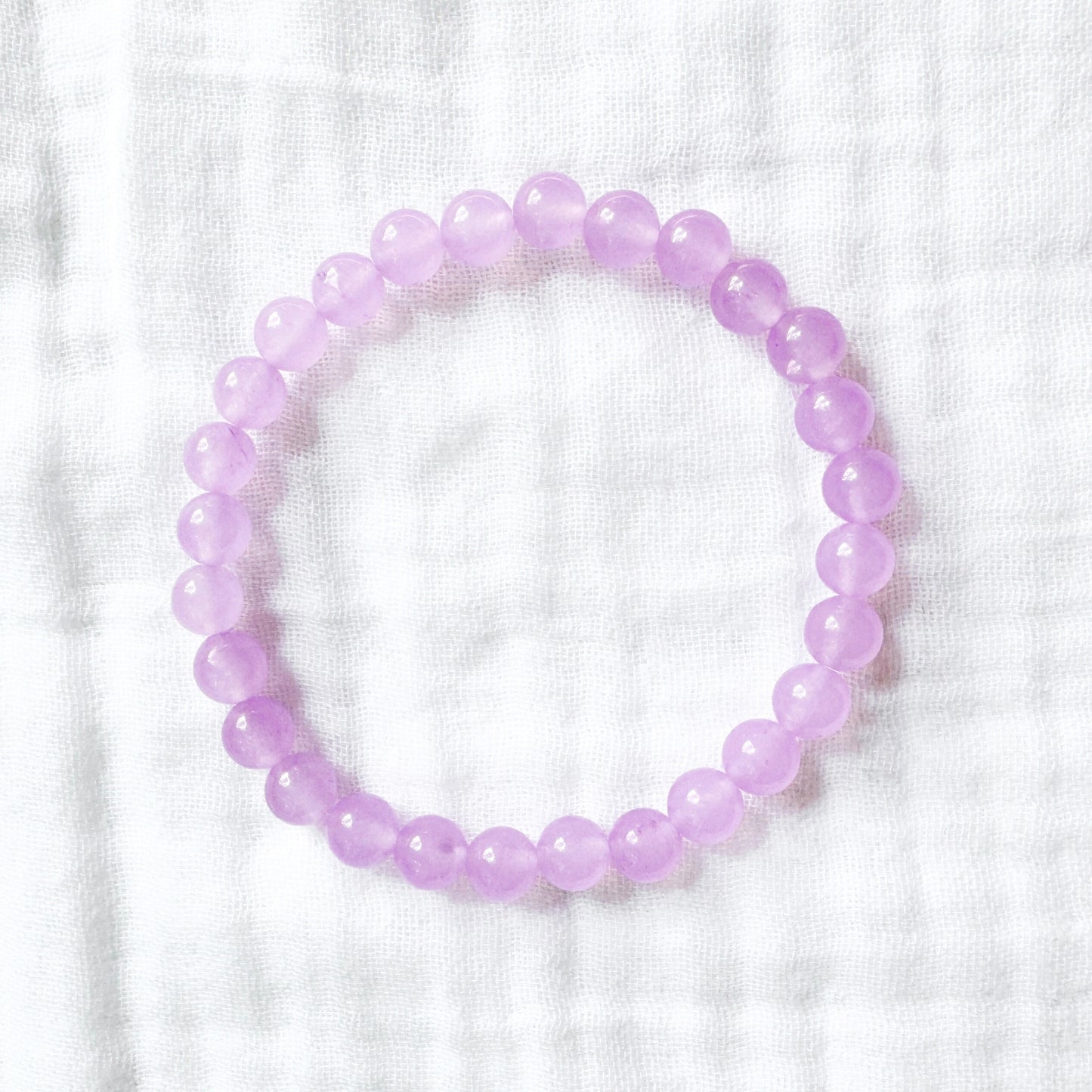 Lilac Jade Gemstone Bracelet