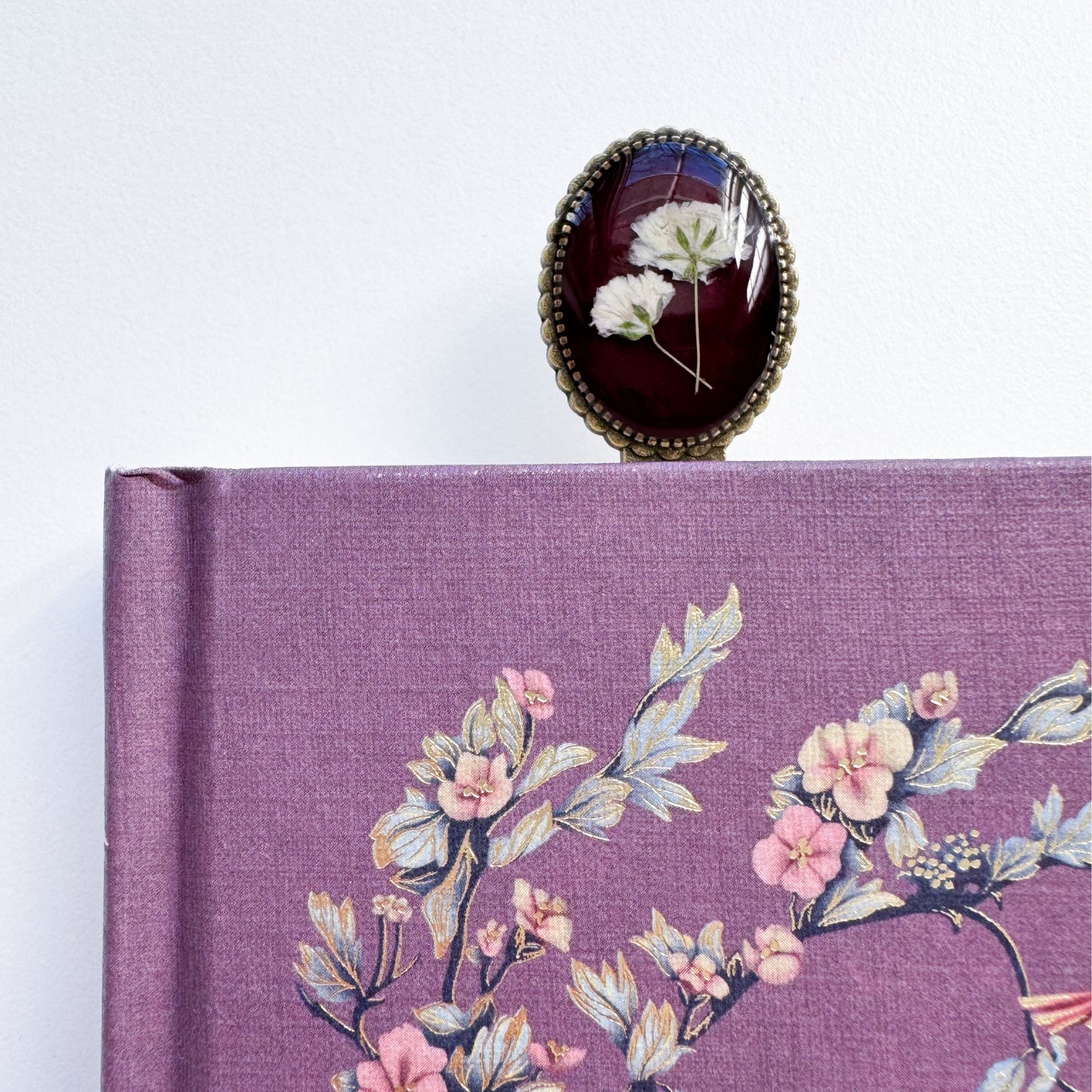 Lorraine Pressed Flower Bookmark | Bronze