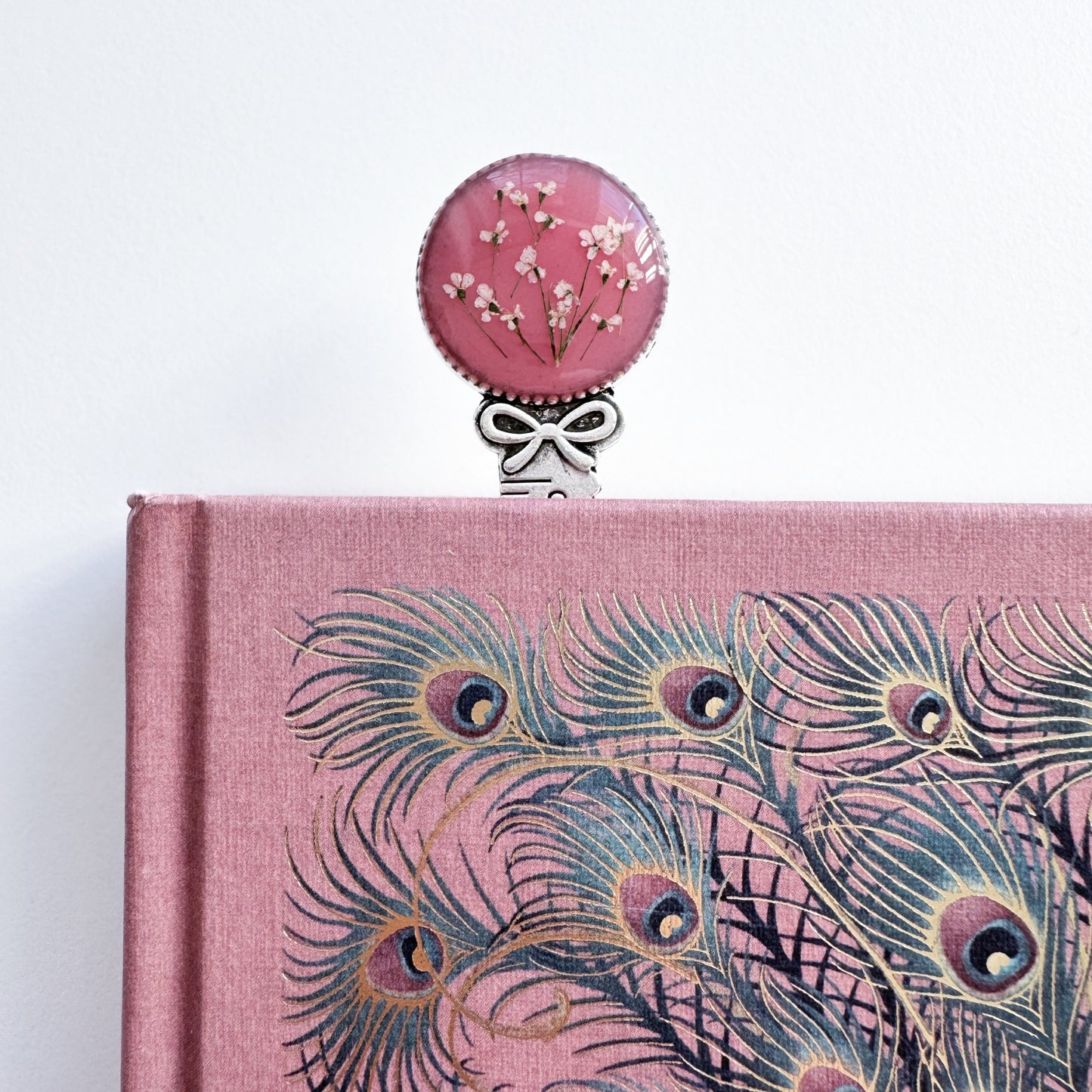 Marianne Pressed Flower Bookmark | Silver