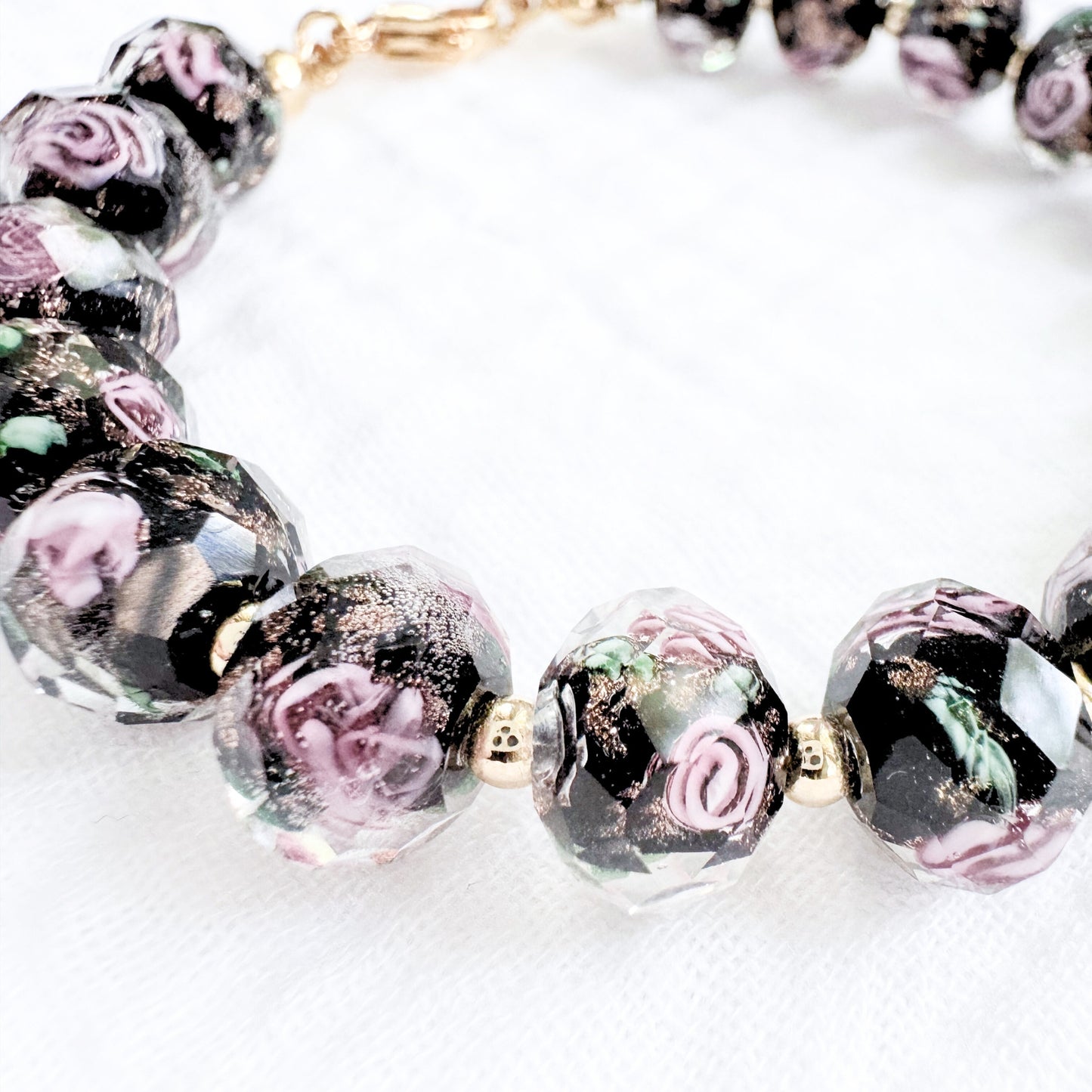 Midnight Rose Bracelet | Gold