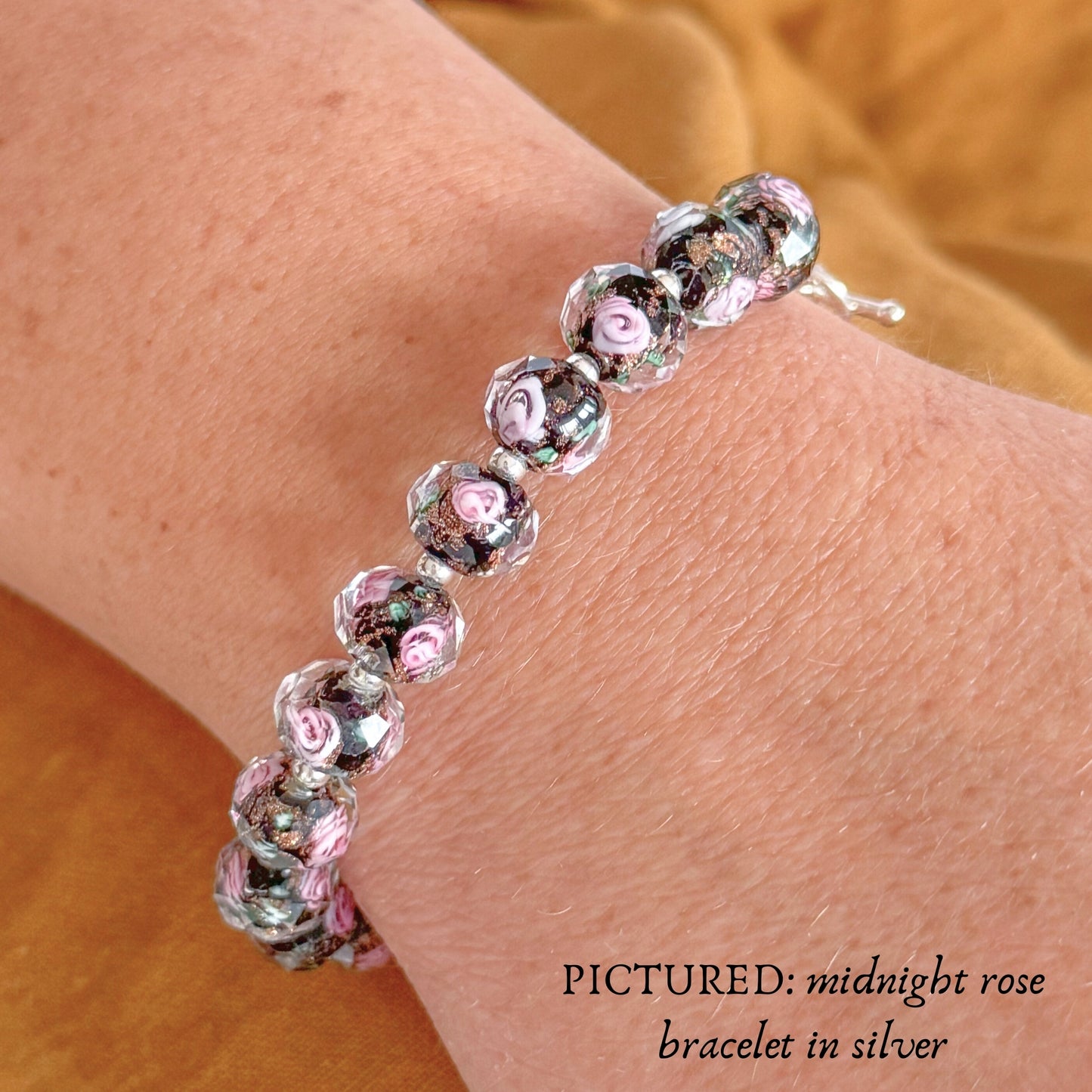 Midnight Rose Bracelet | Gold