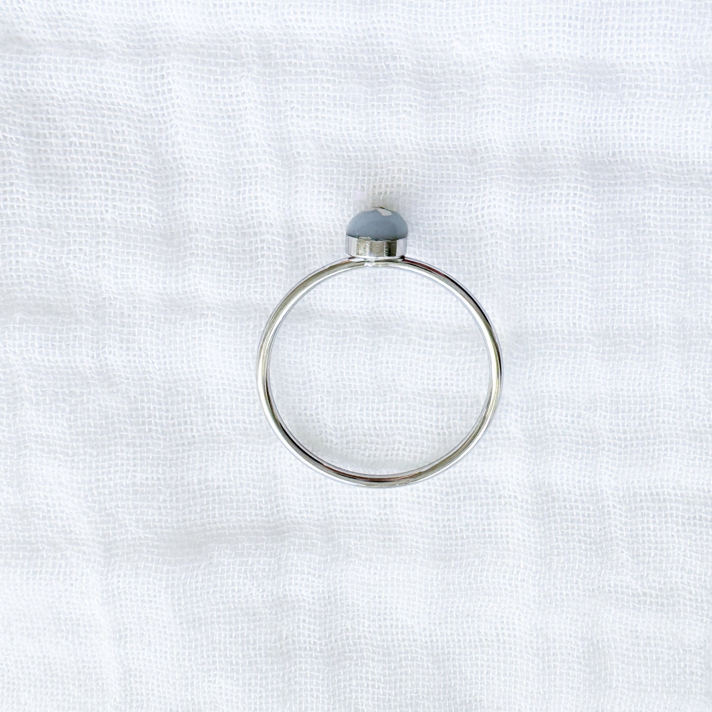 Raechelle Pressed Flower Ring | Silver