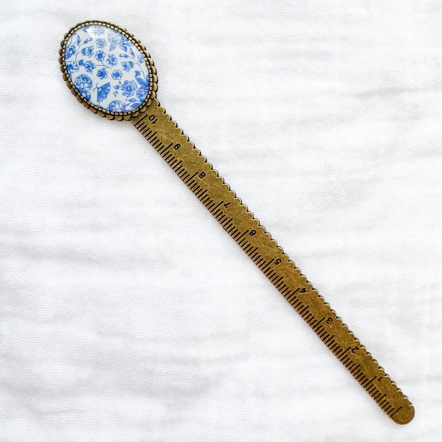 Toile de papillon Bookmark | Bronze