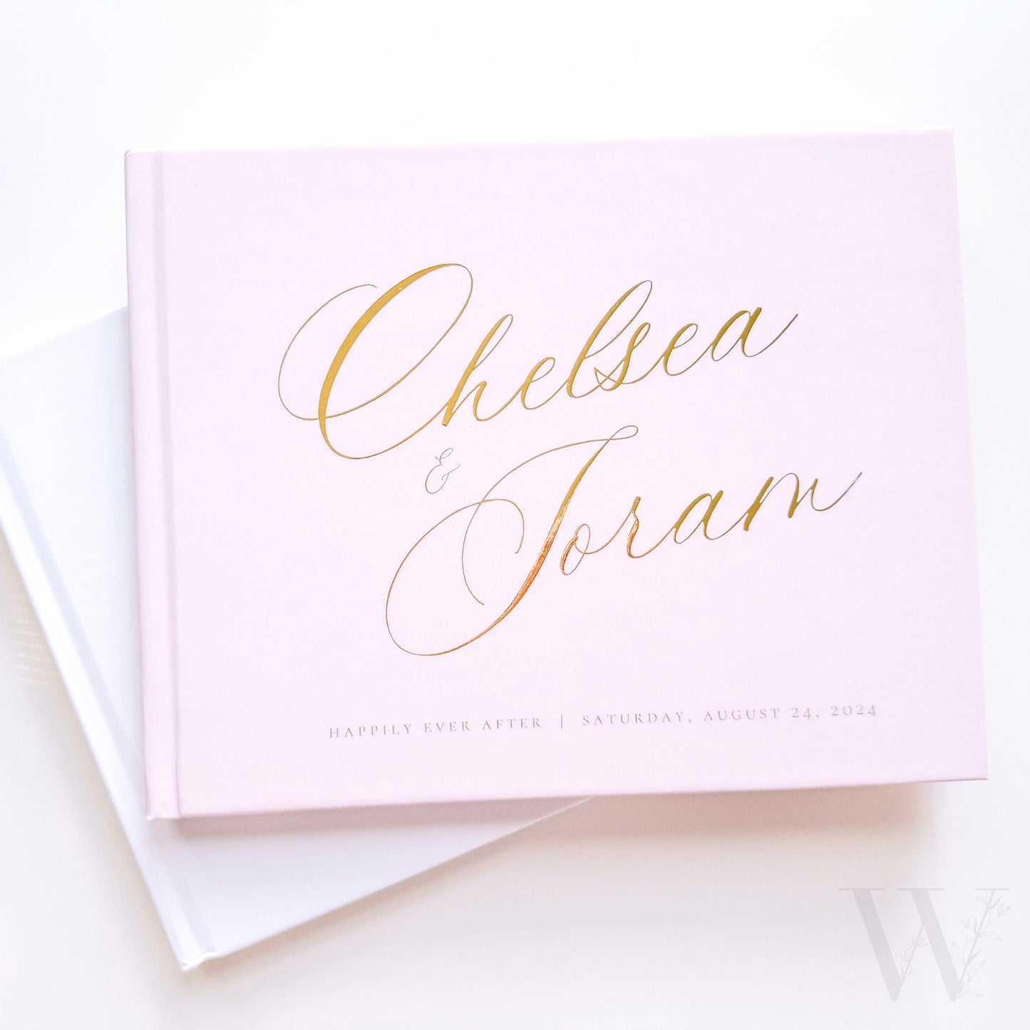 Wedding Guest Book | Custom Foil Embossed Guestbook