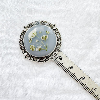 Eugénie Pressed Flower Bookmark | Silver or Bronze