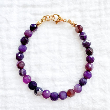 Allison Gemstone Bracelet | Gold