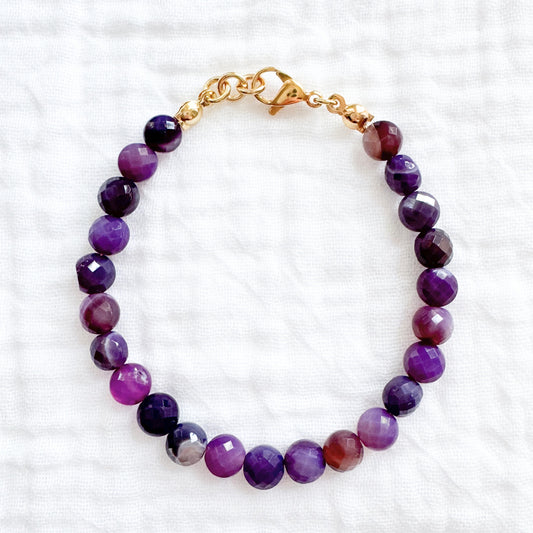 Allison Gemstone Bracelet | Gold