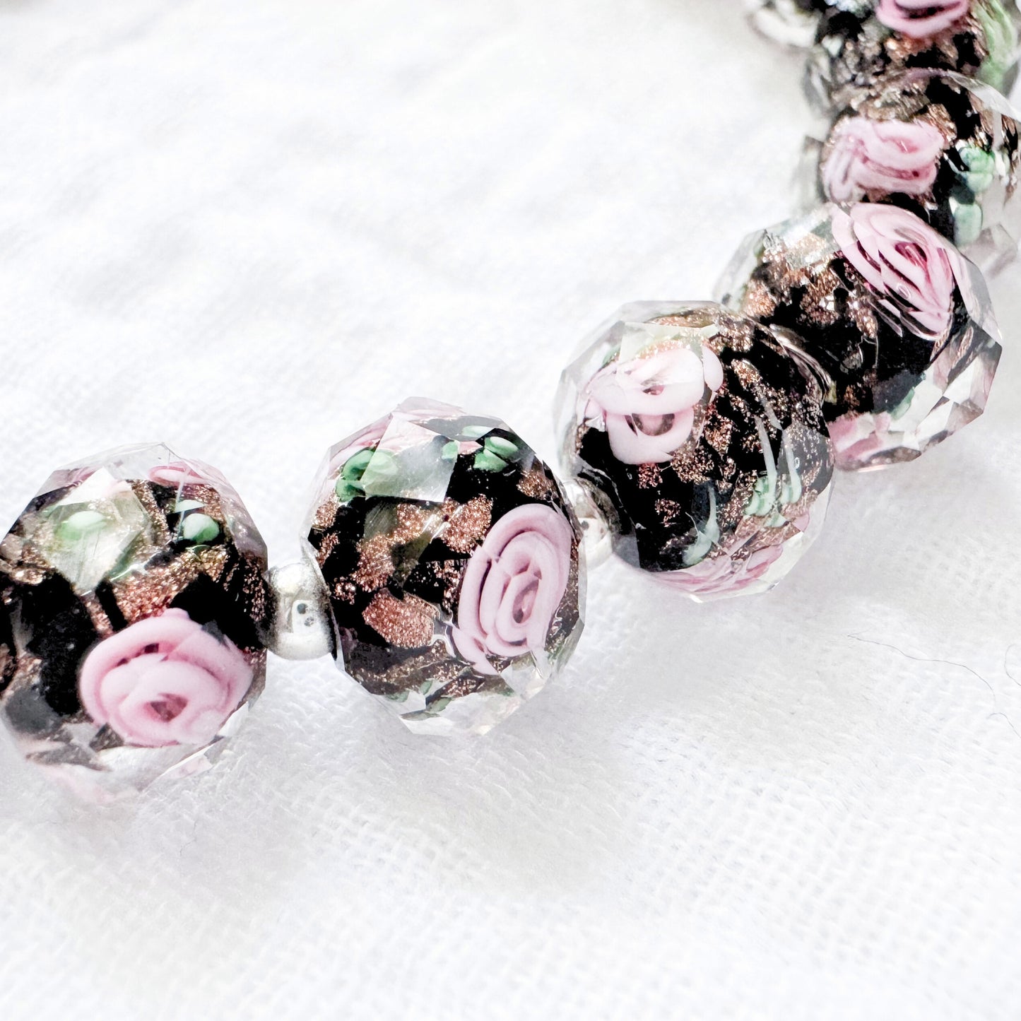 Midnight Rose Bracelet | Silver
