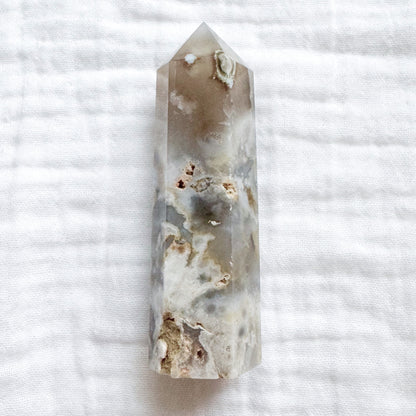 Blue Flower Agate | Tower