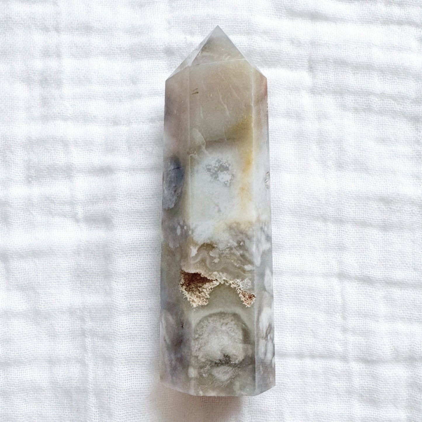 Blue Flower Agate | Tower