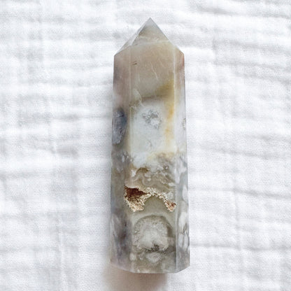 Blue Flower Agate | Tower