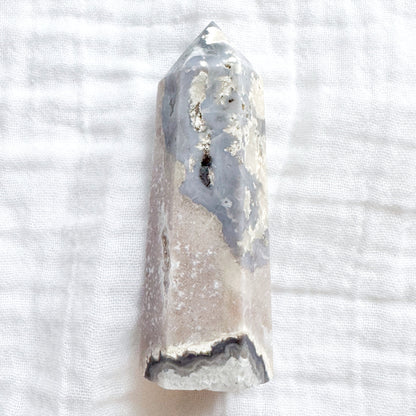 Blue Flower Agate | Tower