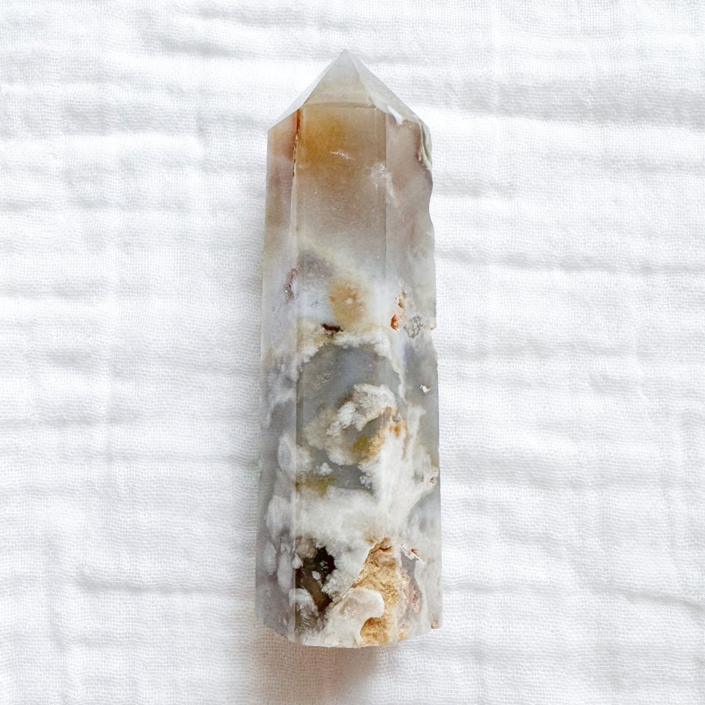 Blue Flower Agate | Tower
