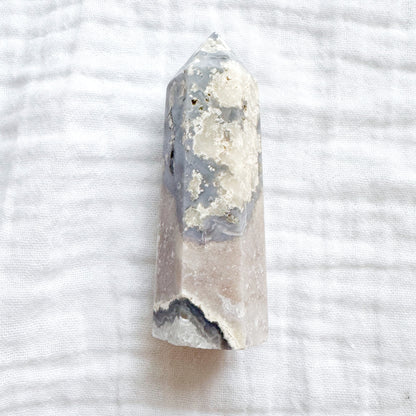 Blue Flower Agate | Tower
