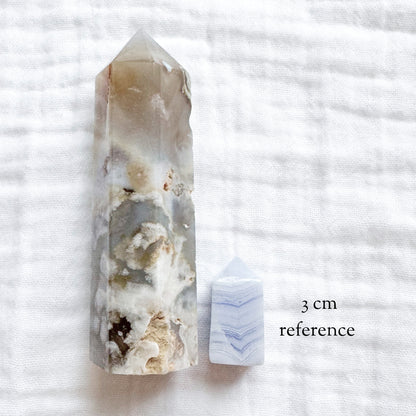 Blue Flower Agate | Tower