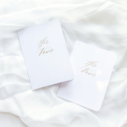 Wedding Vow Books | Custom Pronoun