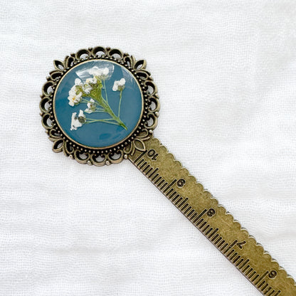 Chantelle Pressed Flower Bookmark | Bronze