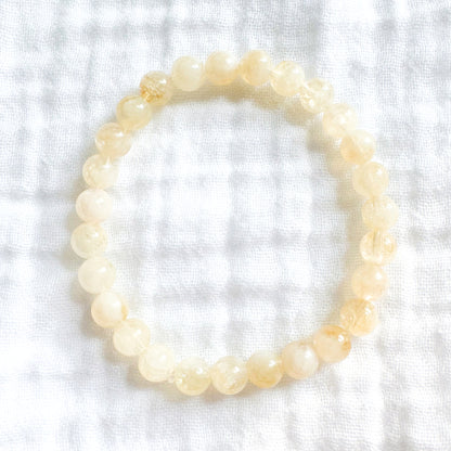 Citrine Gemstone Bracelet | November Birthstone