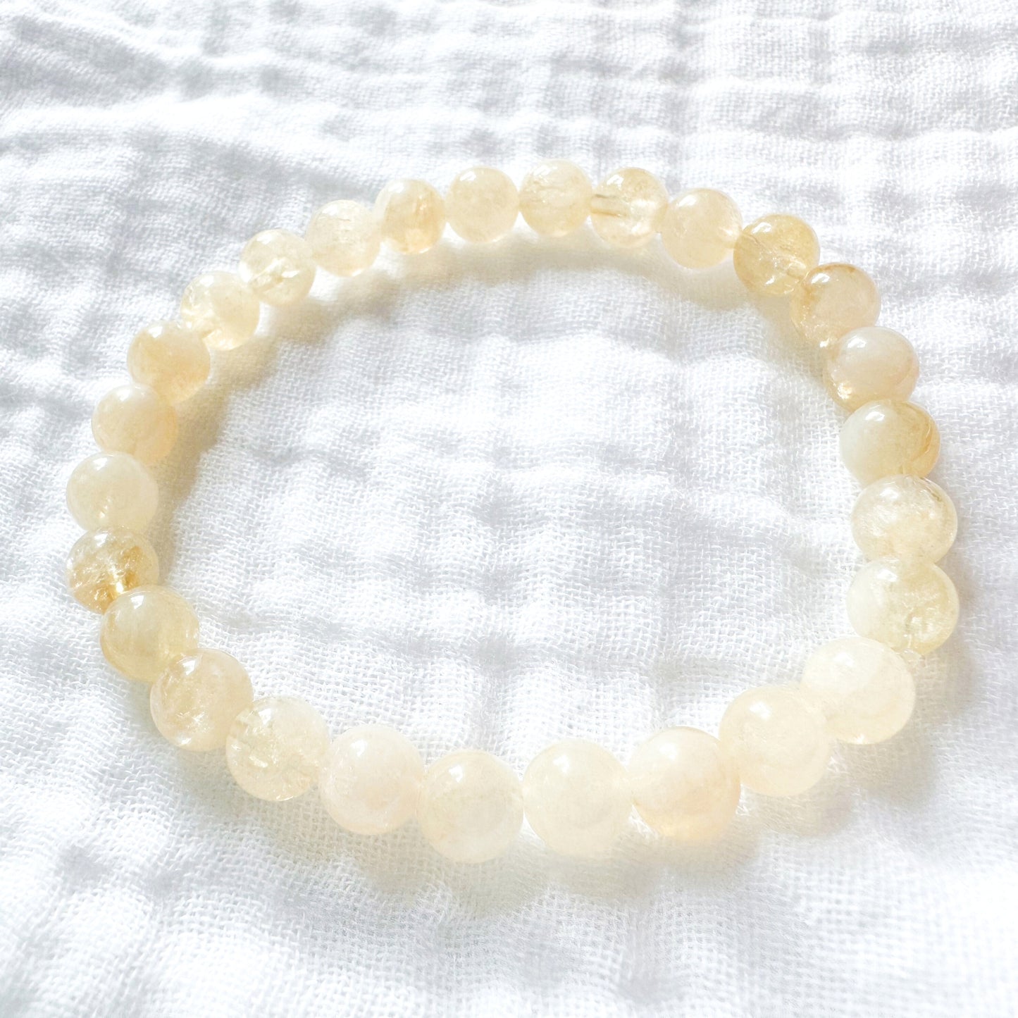 Citrine Gemstone Bracelet | November Birthstone