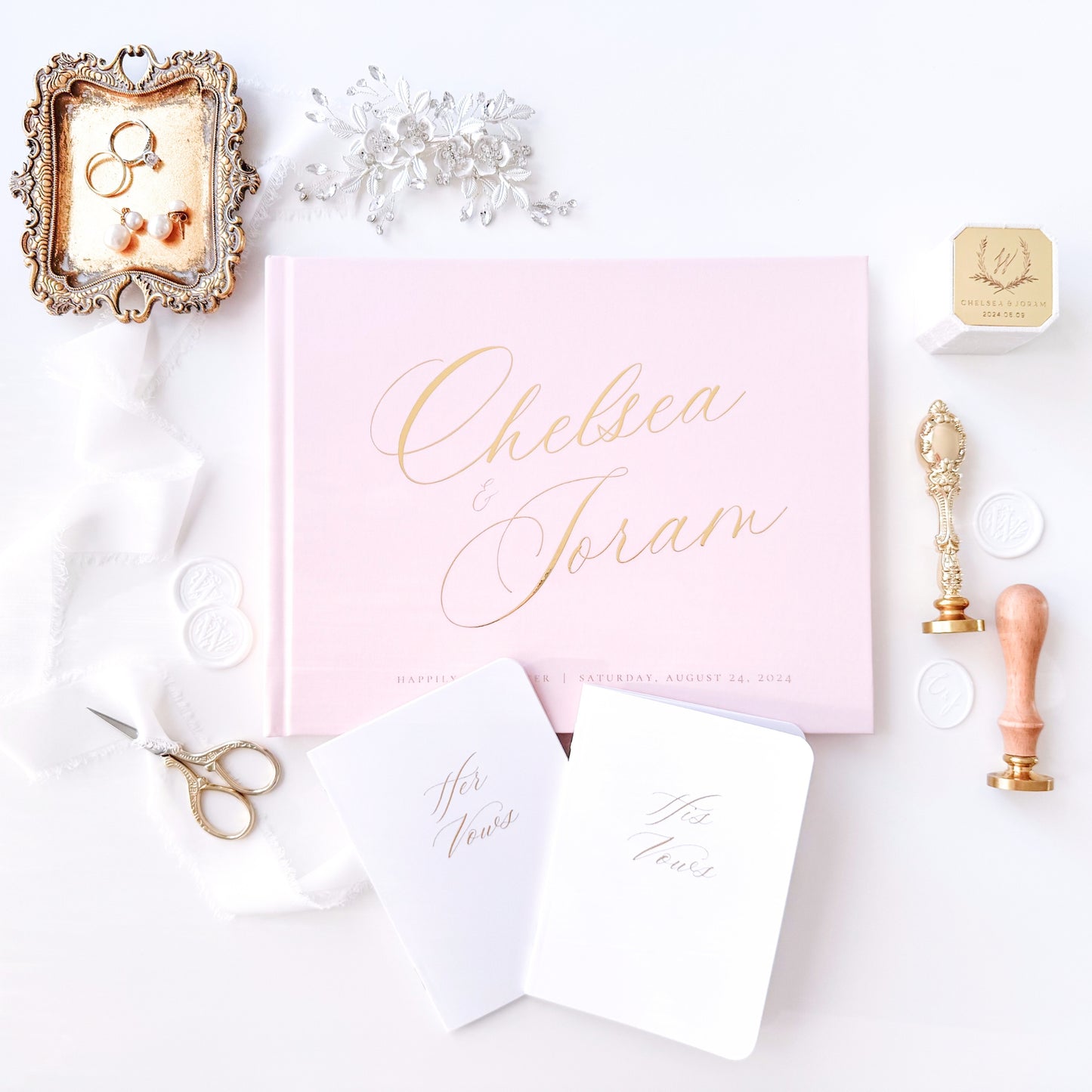 Wedding Vow Books | Custom Pronoun