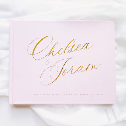 Wedding Guest Book | Custom Foil Embossed Guestbook