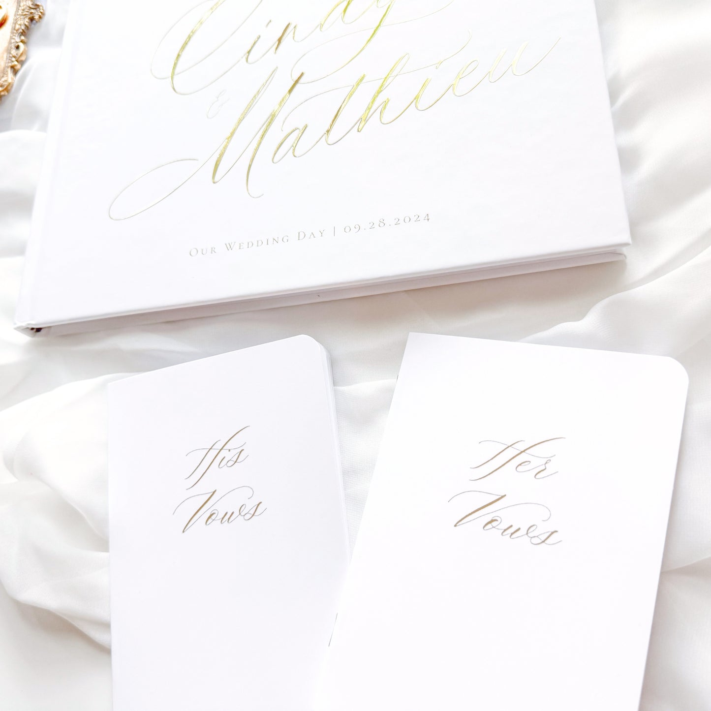 Wedding Vow Books | Custom Pronoun