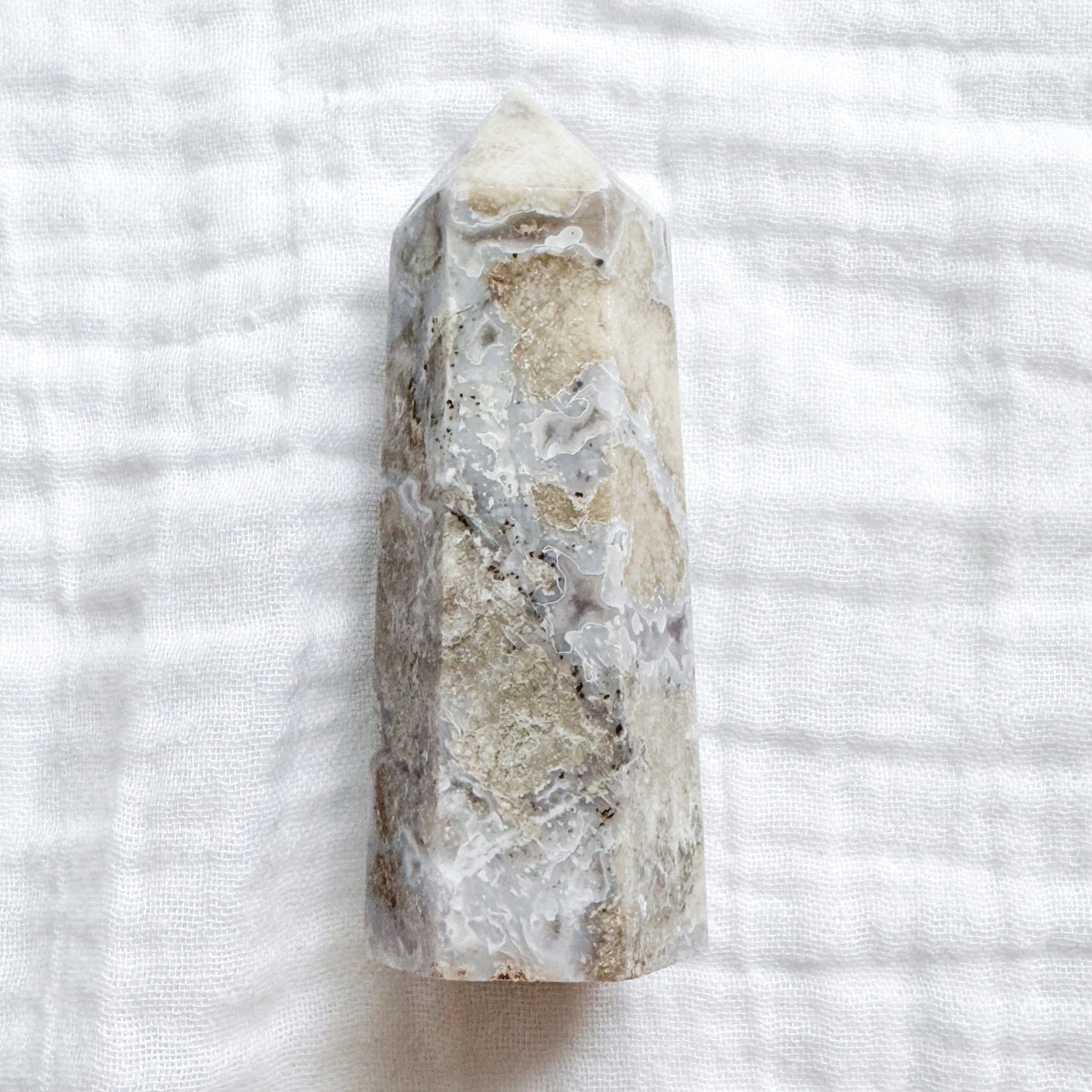 Blue Flower Agate | Tower