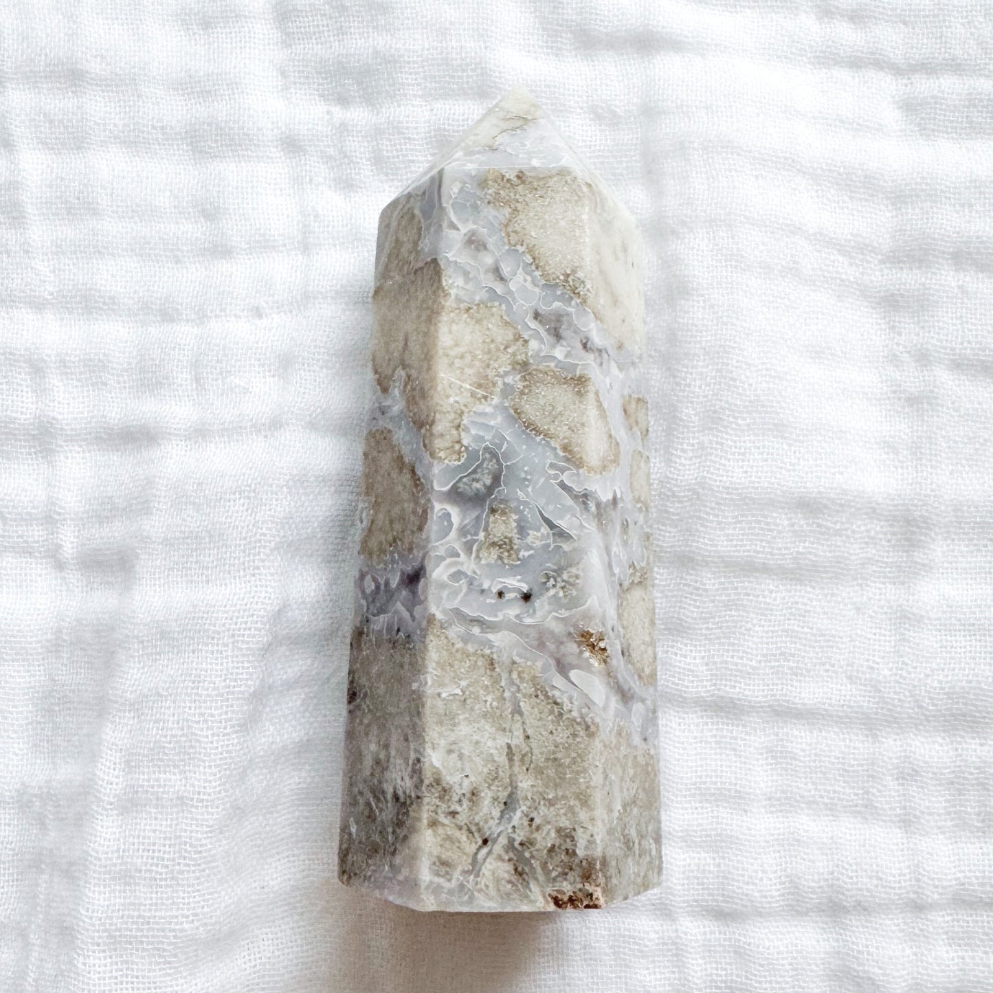 Blue Flower Agate | Tower