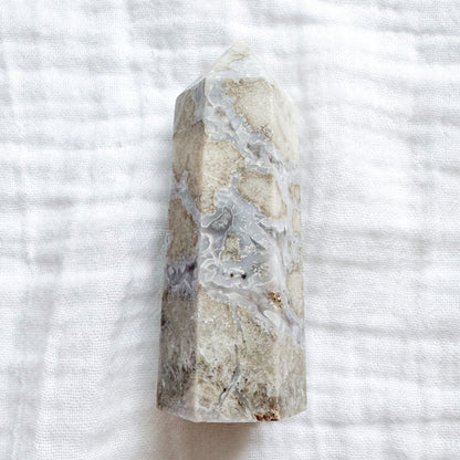 Blue Flower Agate | Tower