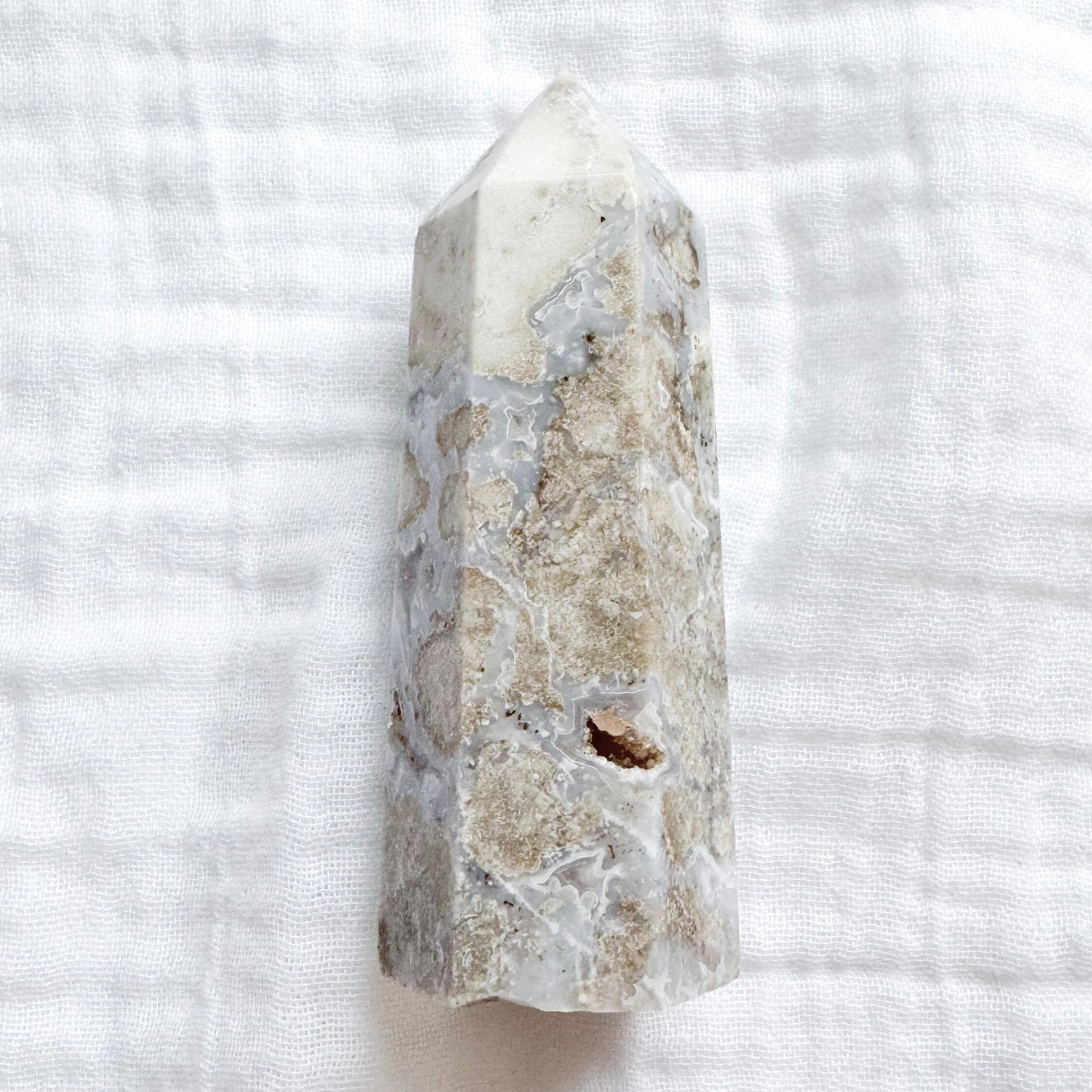 Blue Flower Agate | Tower