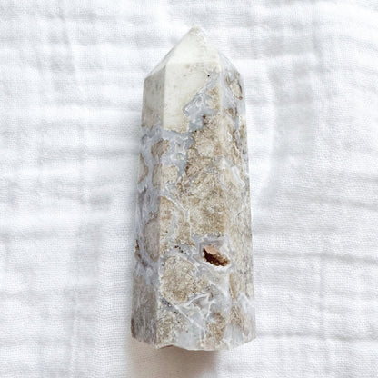 Blue Flower Agate | Tower