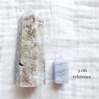 Blue Flower Agate | Tower