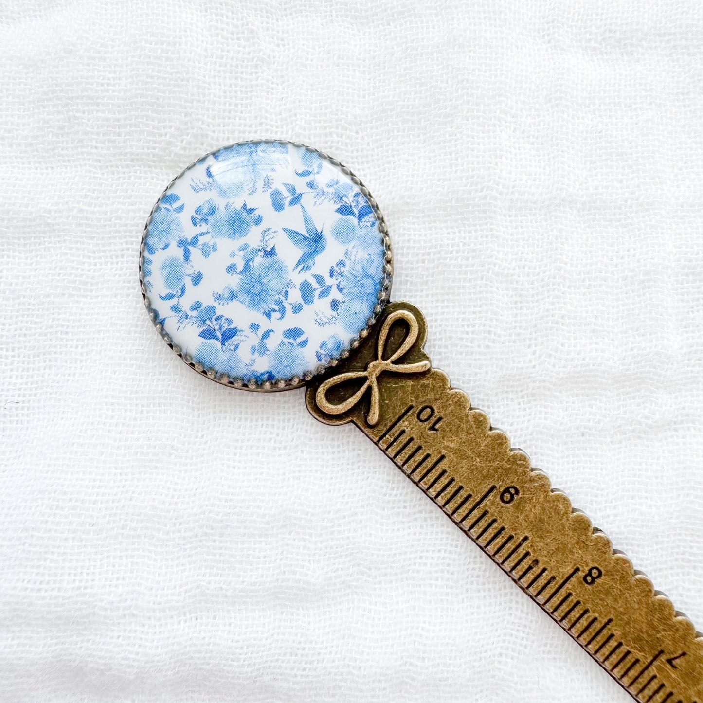 Toile d'oiseaux Bookmark | Silver or Bronze