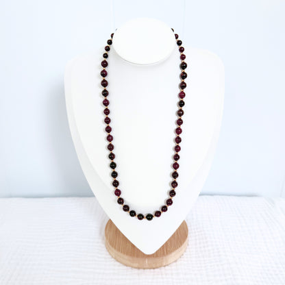 Garnet Gemstone Necklace | Gold