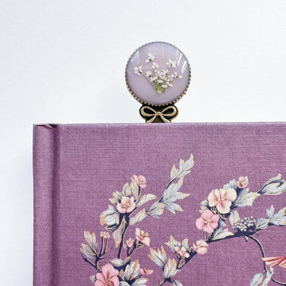 Georgiana Pressed Flower Bookmark | Bronze