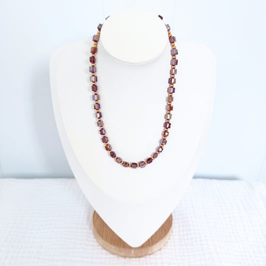 Antoinette Beaded Necklace | Gold