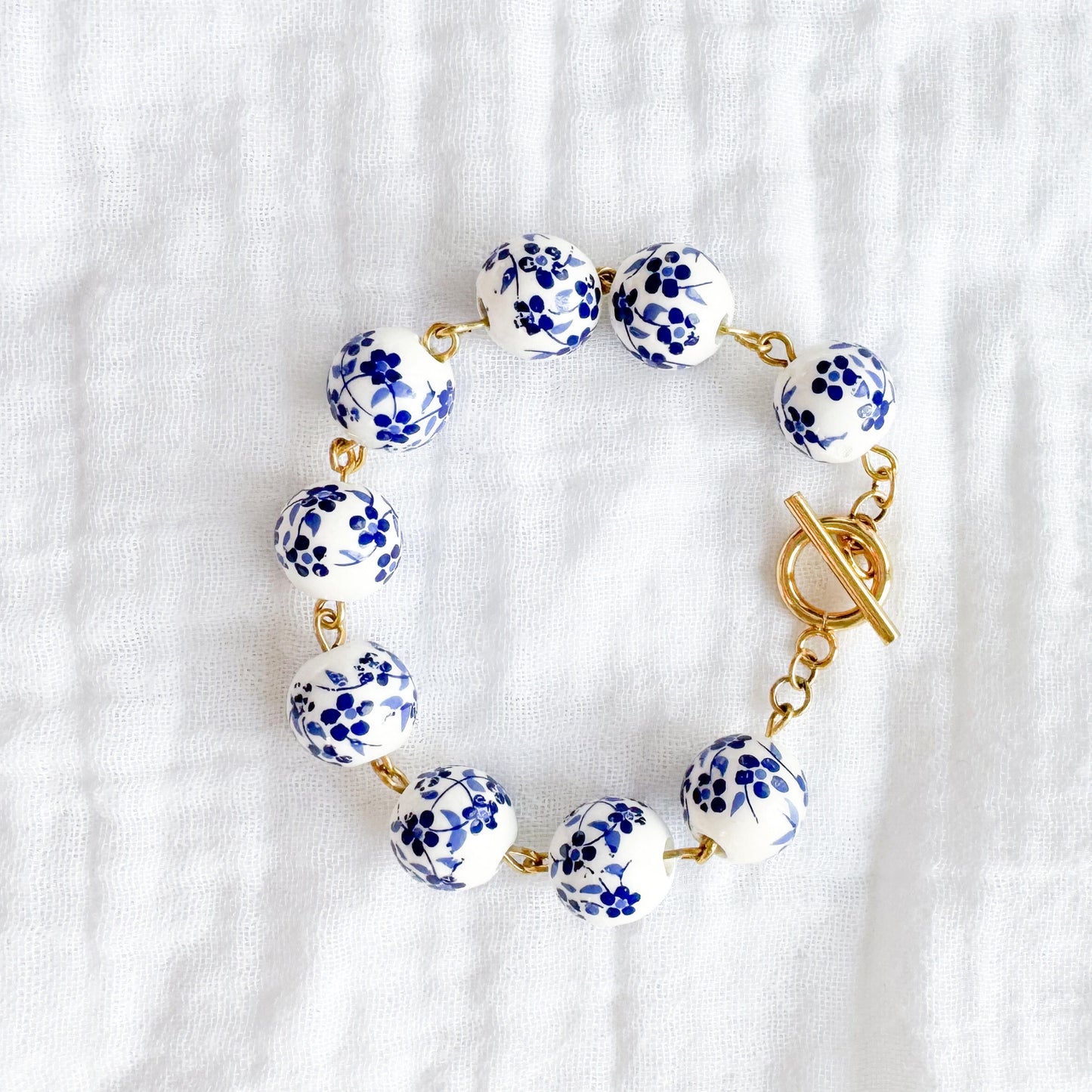 Petites Fleurs Statement Bracelet | Gold