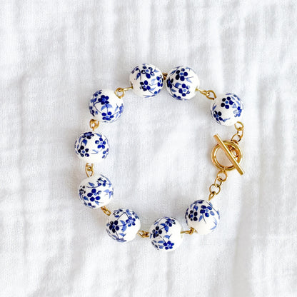 Petites Fleurs Statement Bracelet | Gold