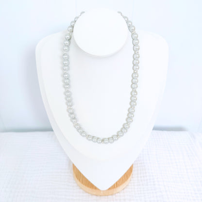 Larissa Beaded Necklace | Silver
