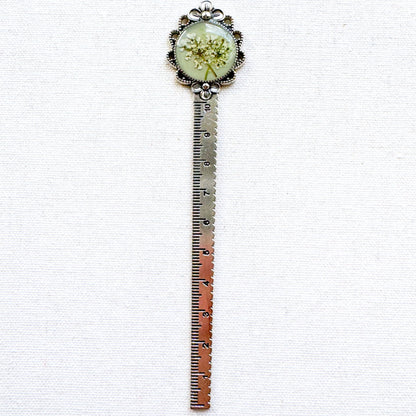 Heidi Pressed Flower Bookmark | Silver