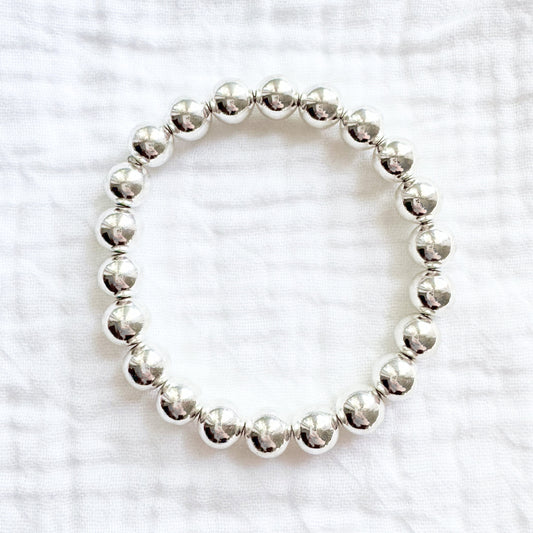 Hematite Statement Bracelet | Silver